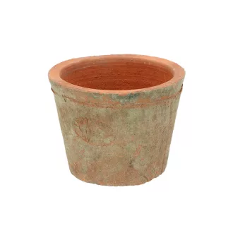 Terrakotta cserép, 9 cm átmérőjű