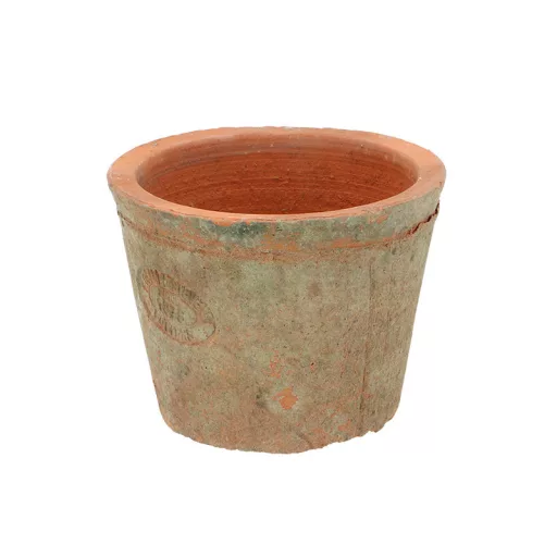 Terrakotta cserép, 9 cm átmérőjű