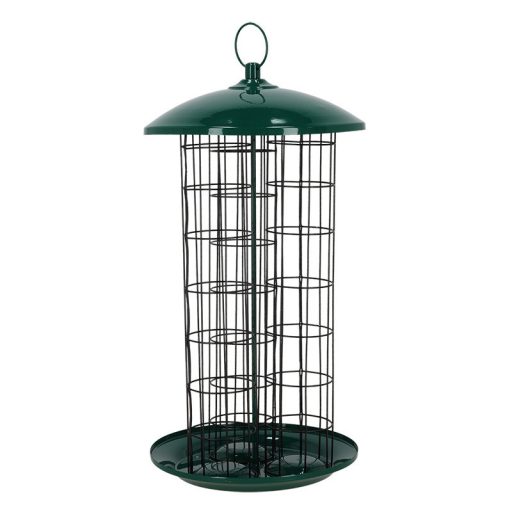 Felakasztható adagolós madáretető faggyúgolyóknak, 44 cm