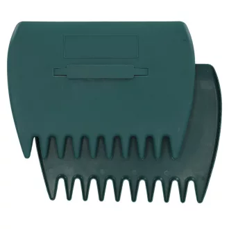   Levélgyűjtő kézi villa újrahasznosított anyagból, 34 x 25 cm