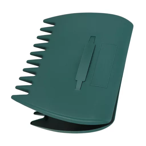 Levélgyűjtő kézi villa újrahasznosított anyagból, 34 x 25 cm