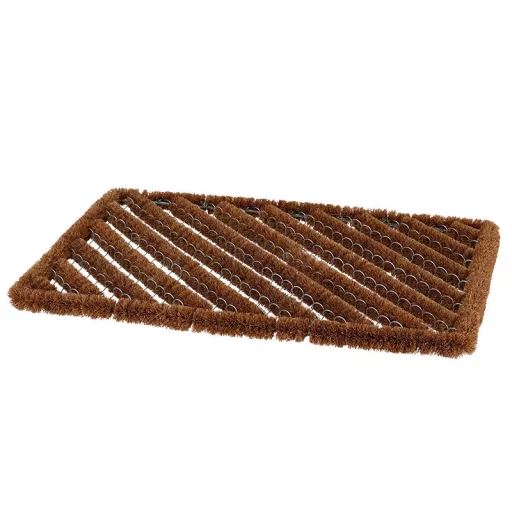 Drót fonásos kókuszrost lábtörlő, 60 x 40 cm