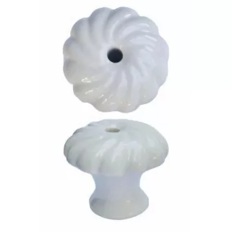 Nagy porcelán bútorgomb, fogantyú