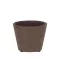 Terrakotta virágcserép, sötétbarna, 9 cm átmérőjű