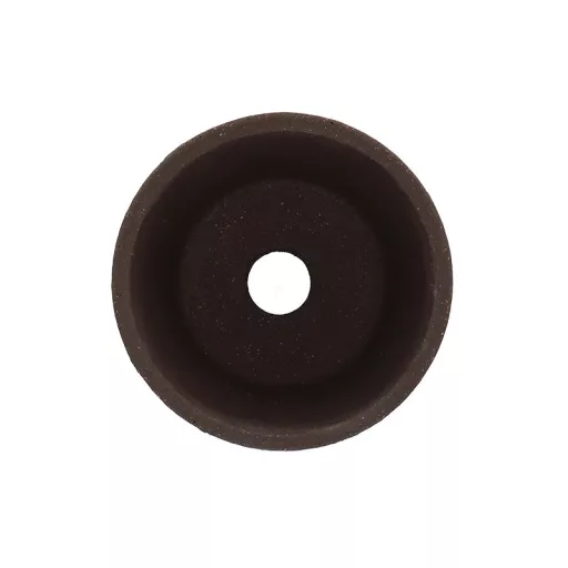 Terrakotta virágcserép, sötétbarna, 9 cm átmérőjű