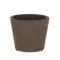 Terrakotta virágcserép, sötétbarna, 12 cm átmérőjű