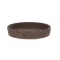 Terrakotta virágcserép alátét, sötétbarna, 15 cm átmérőjű