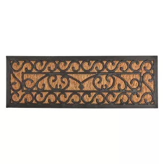 Kókuszrost és gumi lábtörlő, 75 x 25 cm – RB168 – Lábtörlők, szőnyegek