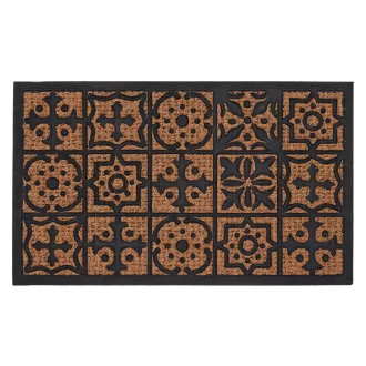 Portugál mintás gumi és kókuszrost lábtörlő, 75 x 45 cm – Lábtörlők, szőnyegek
