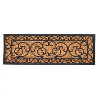 Kókuszrost és gumi lábtörlő, 120 x 40 cm