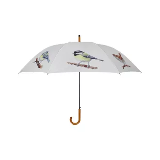Madár mintás esernyő, 120 cm átmérőjű
