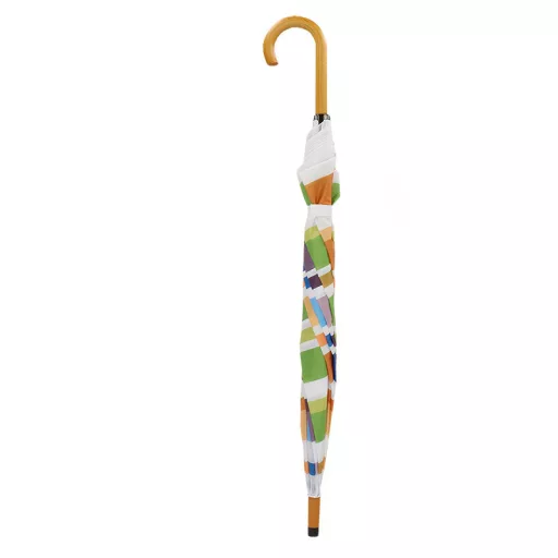 Színes csíkos esernyő, 120 cm átmérőjű