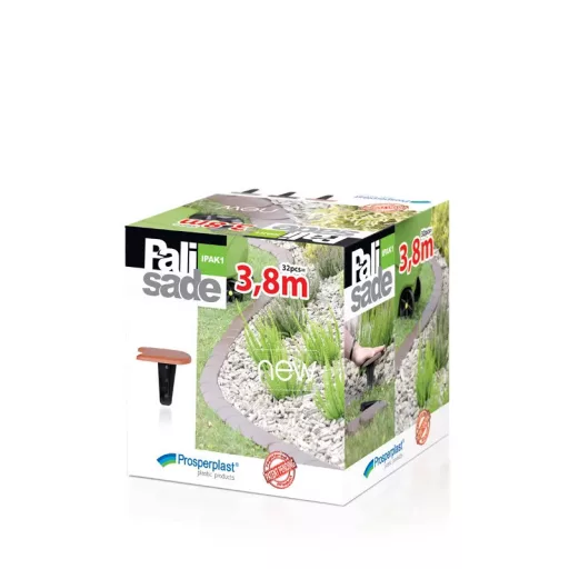 Kerti Szegély 1S Palisade - Barna