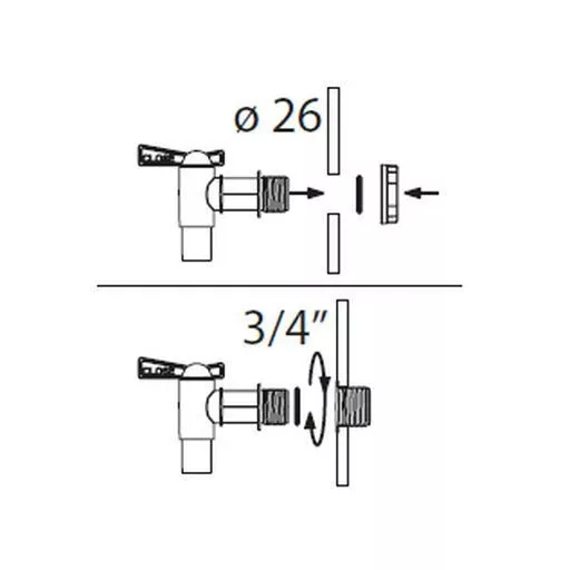 Csap Esővízgyűjtőhöz - Arany