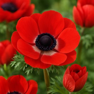 Anemone coronaria ‘Hollandia’ - Koronás szellőrózsa – 10 db/csomag
