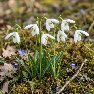 Galanthus elwesii -Pompás Hóvirág 10db/csomag (Virághagyma) – Hóvirág, tőzike