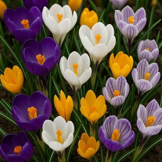   Crocus mix - Krókusz színkeverék 30 db/ csomag (Virághagyma)