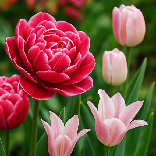 Shades of Colour Tulipa ‘Pink Shades’ – Rózsaszín árnyalatú tulipánmix