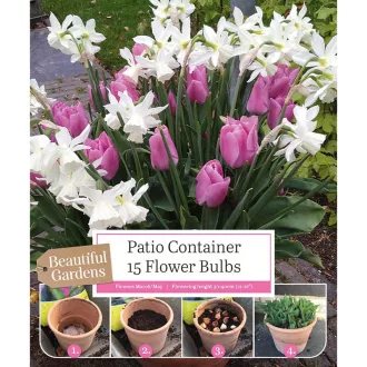 Garden Container Pack Tulipa pink & Narcissus White – ültetőkombináció – Kombinációk