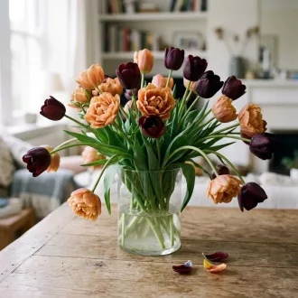Bouquet Collection Tulipa ‘Copper & Black’ – fekete tulipánkeverék