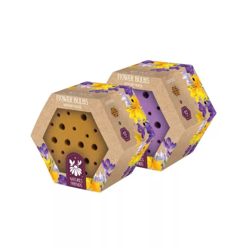 Beehouse Crocus - Méhecskehotel és Krókusz szett - 15db/csomag