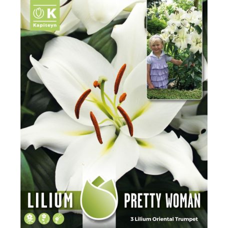 Fa Lilium Csomagpretty Woman - Magas, Hatalmas, Illatos Virágokkal