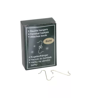 Arany fém kampó 33 cm – S/50