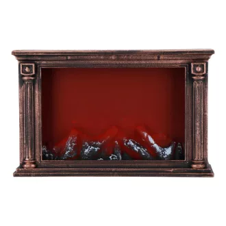Antik hatású kandalló 33x11x21cm – Karácsonyi kandallók