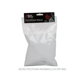 Micro Polyfoam hógolyók – Hóspray, műhó, dekorációs hó