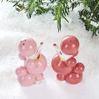 Kutya formájú só és borsszóró, 9 cm, 2db/szett