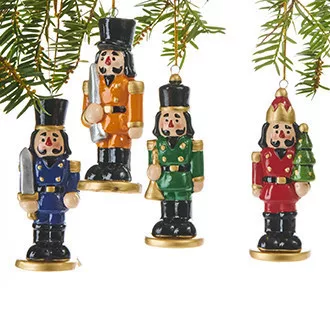 Narancs kerámia diótörő 10 cm, akasztós