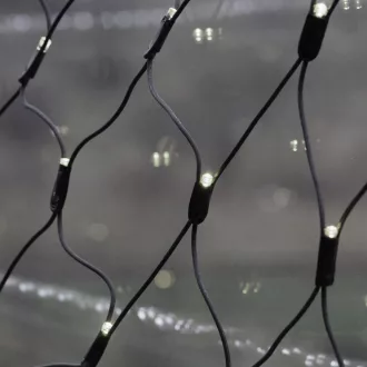 Dekortrend Kültéri KONTAKT LED fényháló 96 db HIDEG FEHÉR LED – 1 m – Karácsonyi világítások