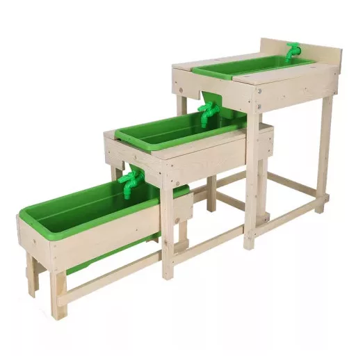 Kerti pancsolóasztal szett gyerekeknek, 3 db-os