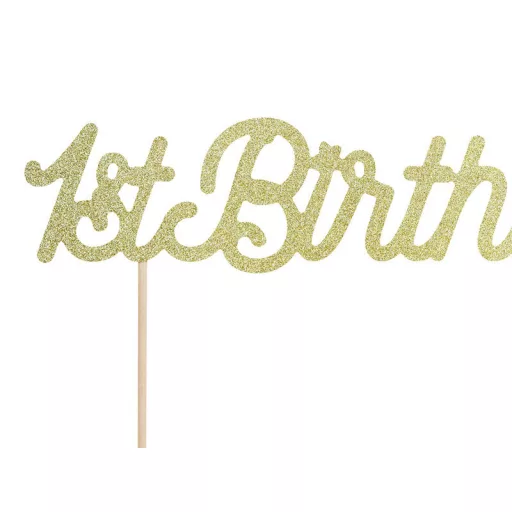 Tortadísz 1. születésnap, arany