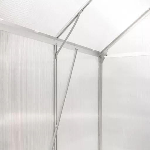 Polikarbonát üvegház 250 x 310 x 124/205 cm