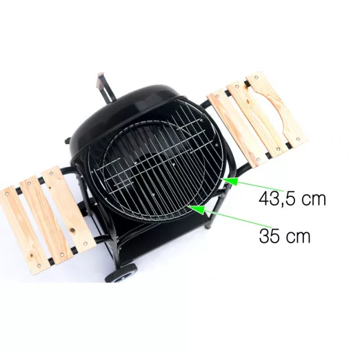 MIR270 szenes grill fedéllel