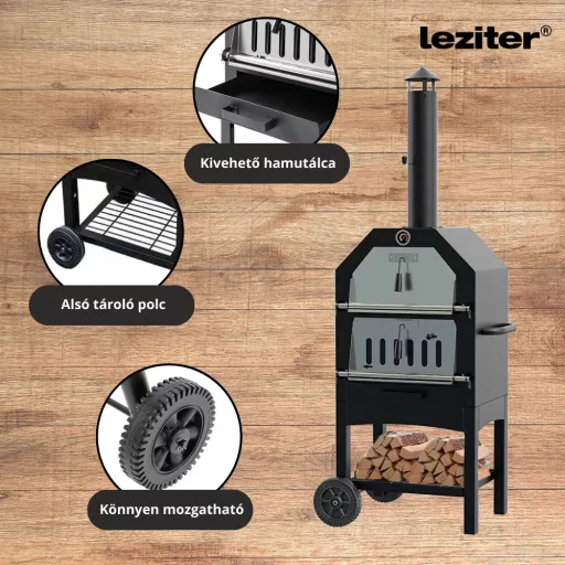Fornello mobil kemence pizzasütő