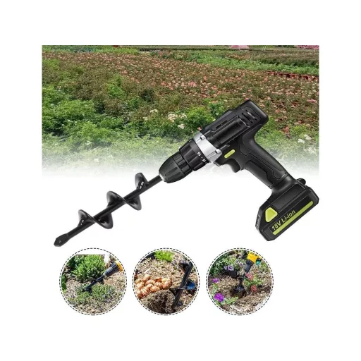 Talajfúró szár kerti fúrógéphez