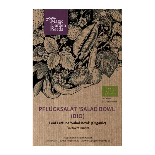 Red Salad Bowl Tépősaláta BIO (Lactuca sativa) (Vetőmag) – Palántázás