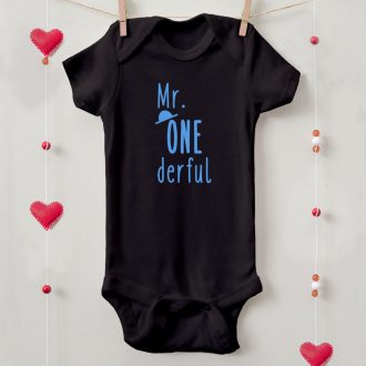 Ms. ONEderful fekete body gyerek 6M