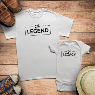 Legend apa–fia póló szett gyerek 56