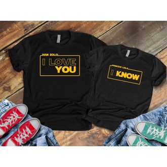 Star Wars páros póló, férfi fazon