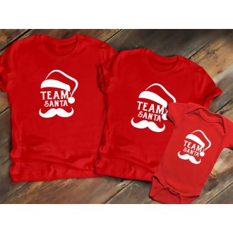 Team Santa karácsonyi női póló