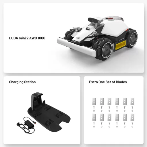 LUBA mini 2 AWD 1000 robotfűnyíró