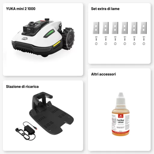 YUKA mini 2 1000 robotfűnyíró