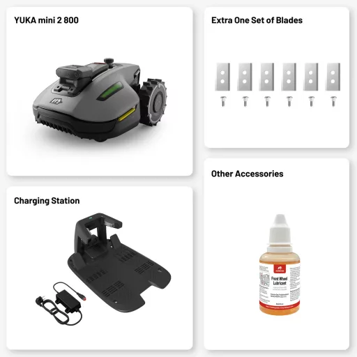 YUKA mini 2 800 robotfűnyíró