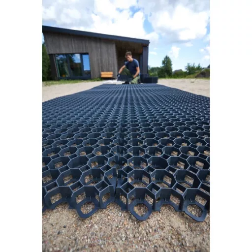 PAVIN GRID Gyeprács, fekete, 50x50 cm