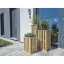 TALIA PLANTER fa virágláda, 32,5 x 32,5 x 85 cm – Virágcserepek, virágládák
