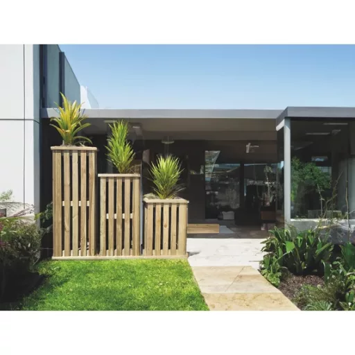 TALIA PLANTER fa virágláda, 32,5 x 32,5 x 85 cm – Virágcserepek, virágládák