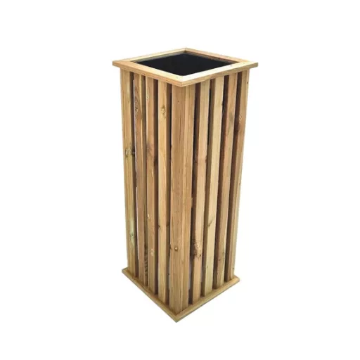 TALIA PLANTER fa virágláda, 32,5 x 32,5 x 85 cm – Virágcserepek, virágládák